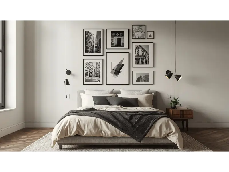 Gallery Wall With Urban Artwork