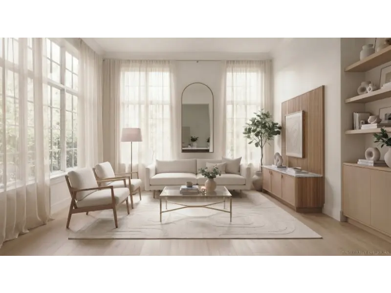 Hang Curtains Near the Ceiling