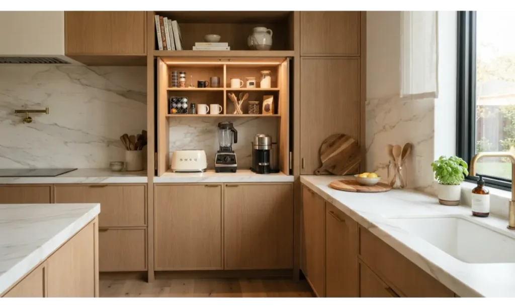Hide Small Appliances in an Appliance Garage
