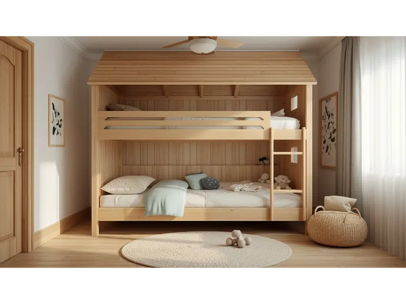 House Shaped Bunk Bed