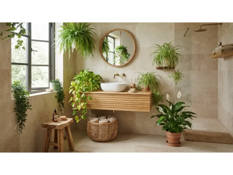 Humidity Loving Bathroom Plants