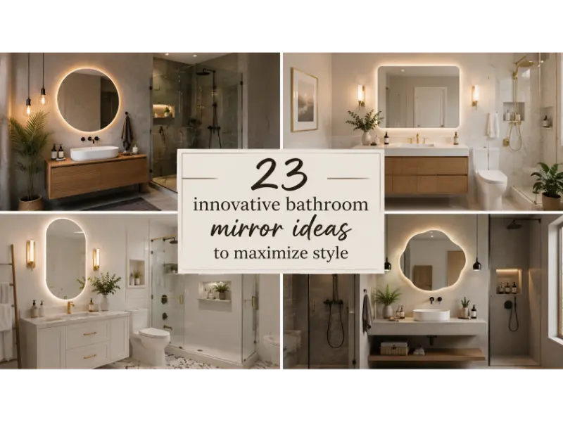 Innovative Bathroom Mirror Ideas