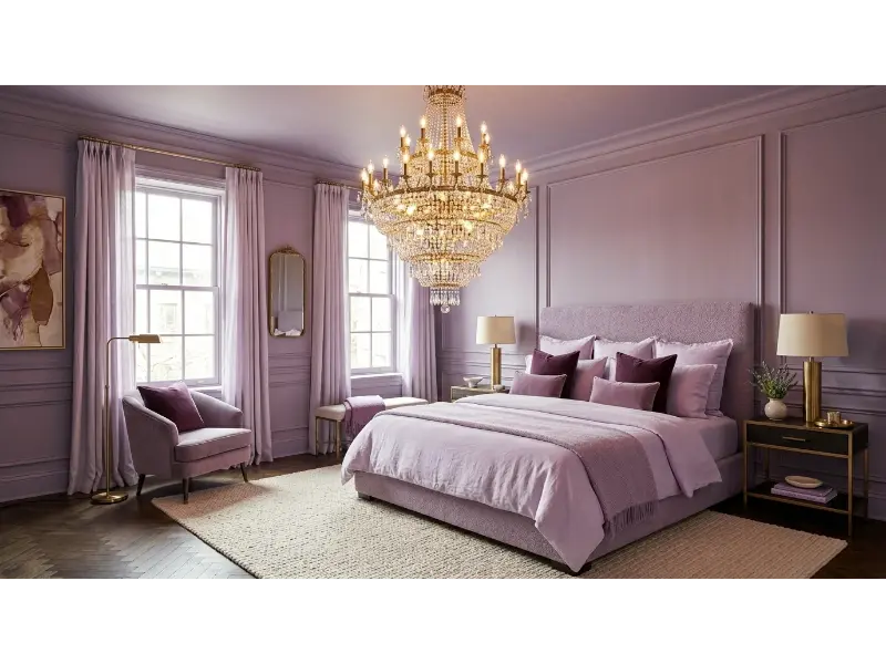 Lavender Color Drenching