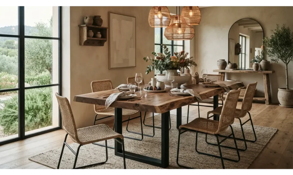 Live Edge Wood Dining Table