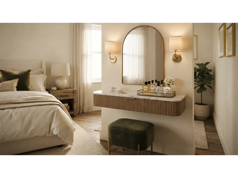 Luxurious Tiny Vanity Nook