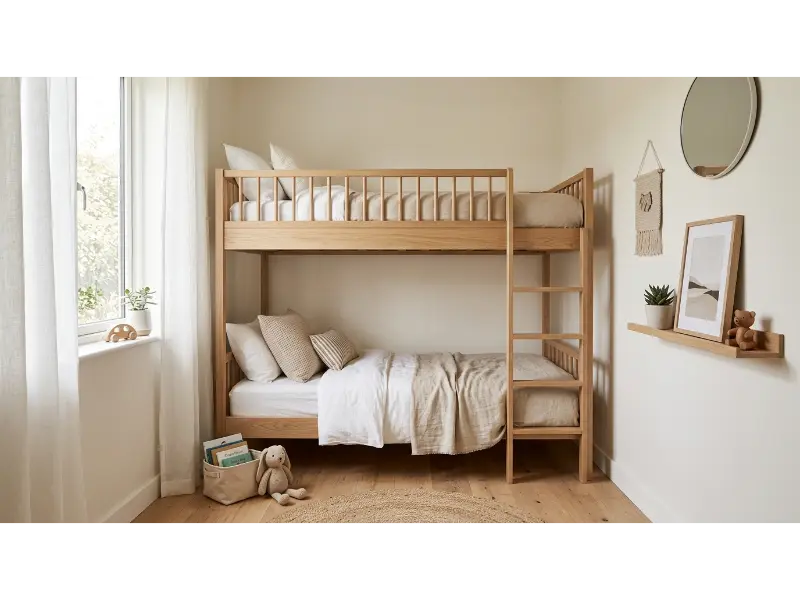 Minimalist Bunk Bed For A Small Room