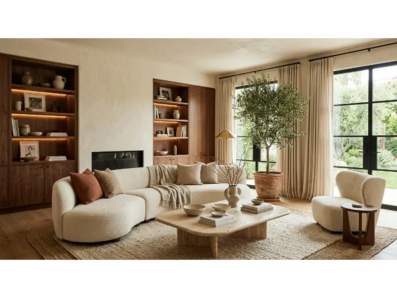 Modern Organic Luxury With Natural Materials