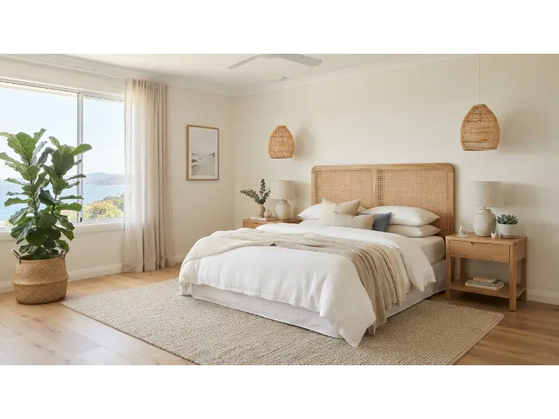 Natural Cane Headboard