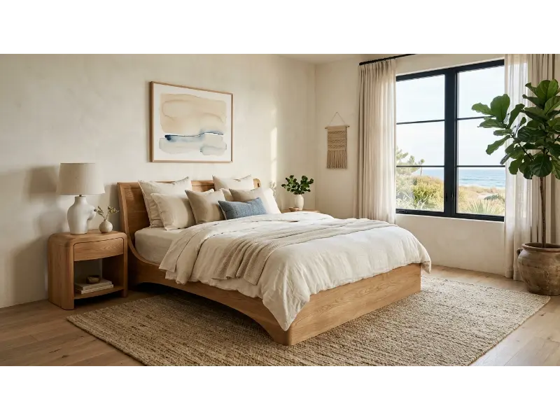 Organic Modern Beach Bedroom