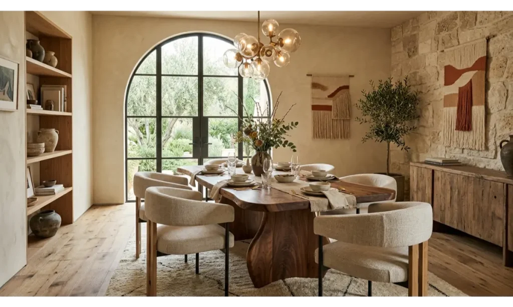 Organic Shaped Dining Table