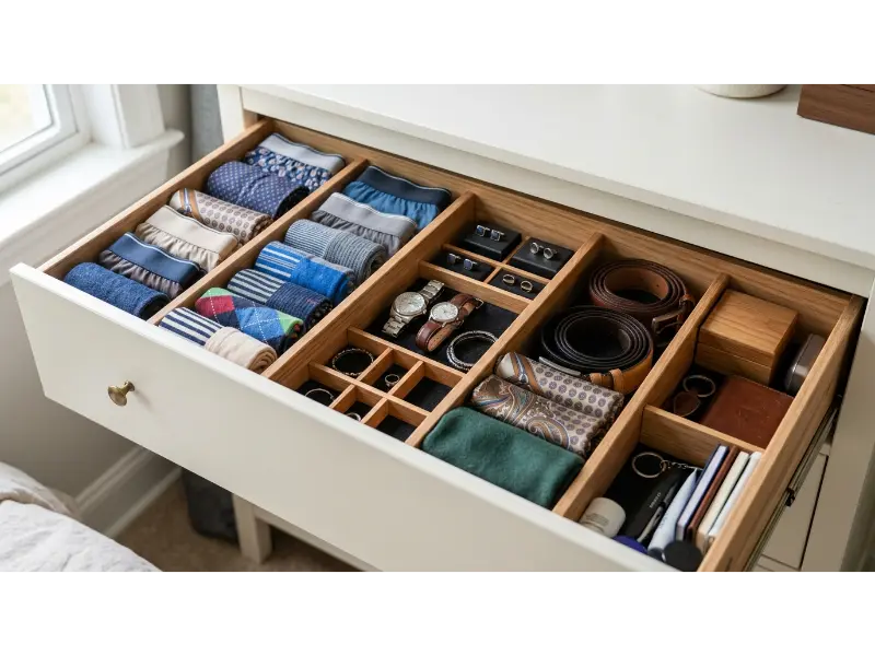 Organize Drawers With Adjustable Dividers