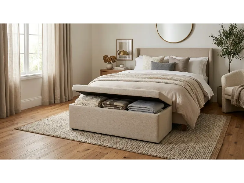 Ottoman With Hidden Storage