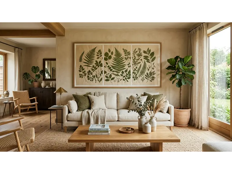 Oversized Botanical Artwork