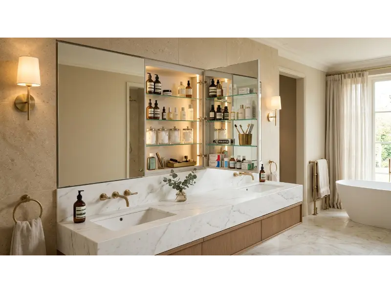 Recessed Bathroom Medicine Cabinet
