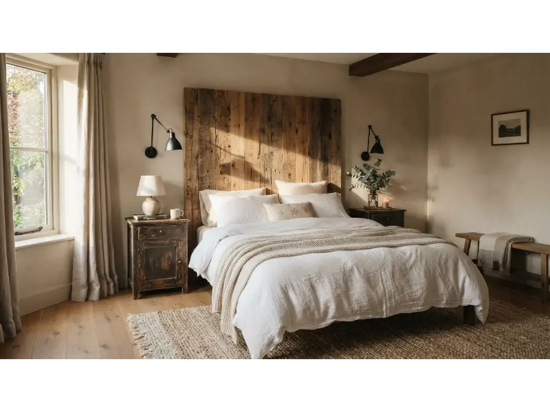 Reclaimed Wood Headboard