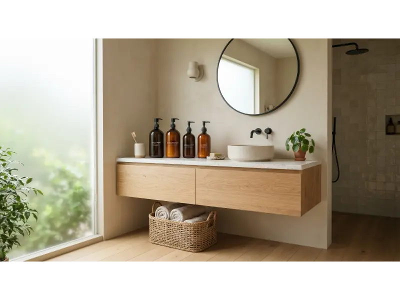 Refillable Bathroom Storage