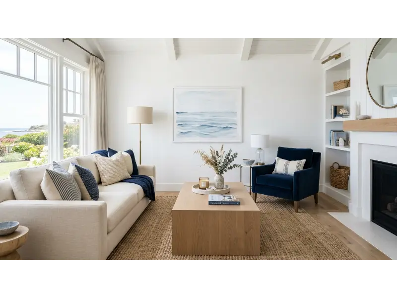 Refined Navy and Cream Coastal Style