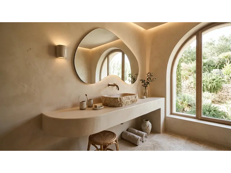 Sculptural Organic Mirror