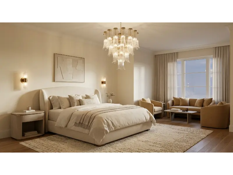 Sculptural Statement Chandelier