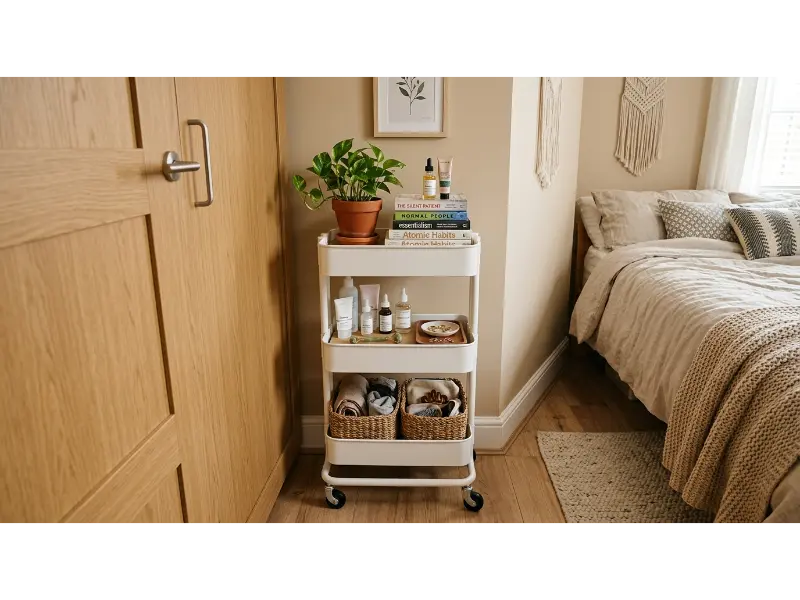 Slim Rolling Storage Cart