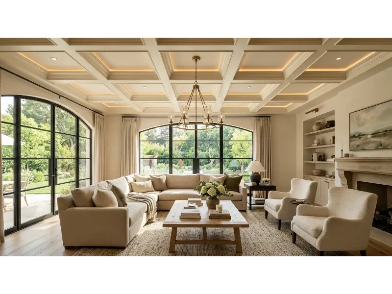 Soft Coffered Ceiling