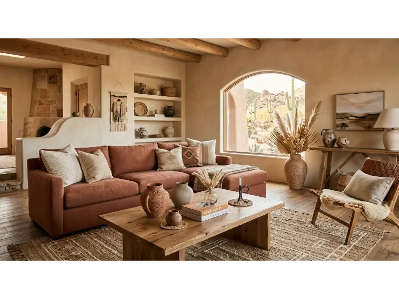 Soft Desert Inspired Colors