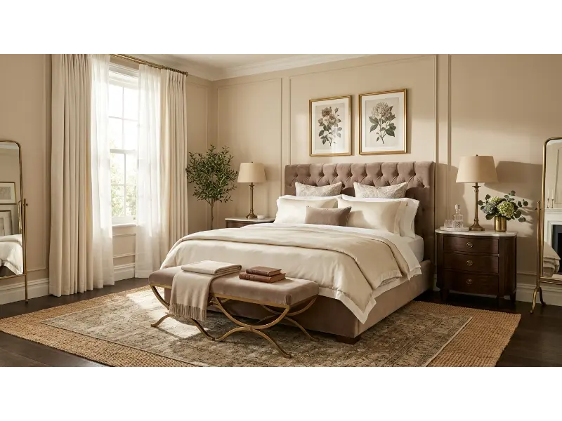 Soft Velvet Bedroom