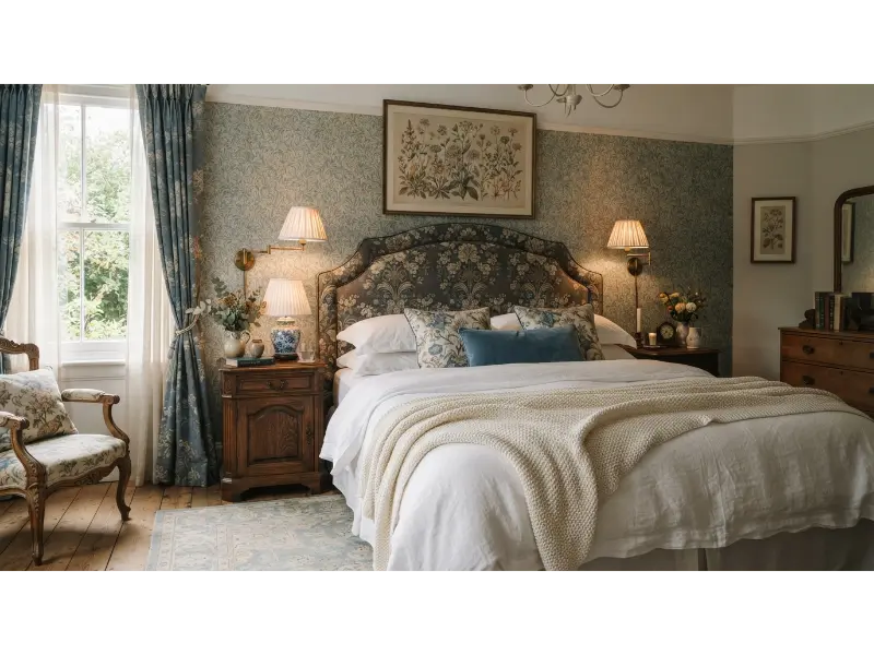 Statement Floral Headboard