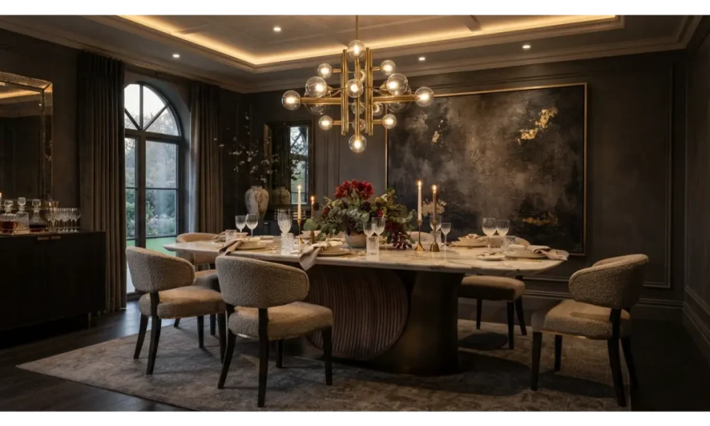 Statement Sculptural Dining Table