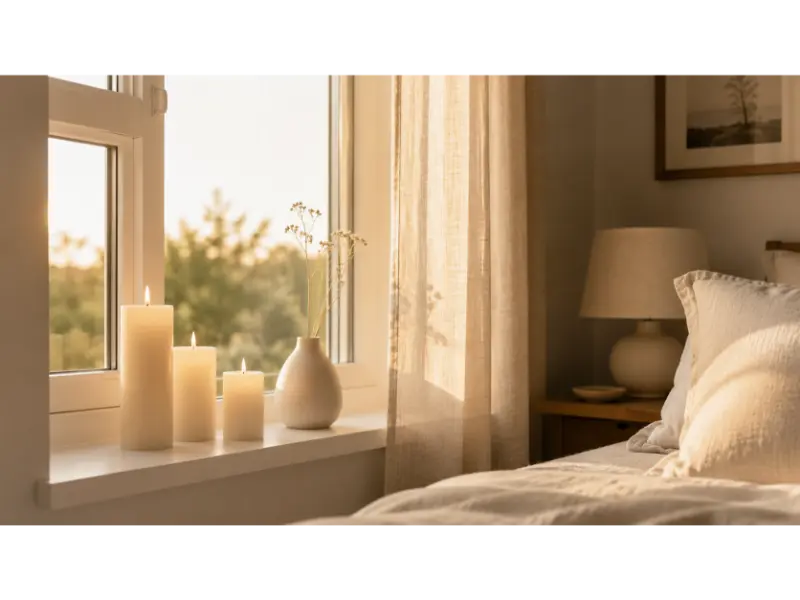 Style a Minimalist Candle Display
