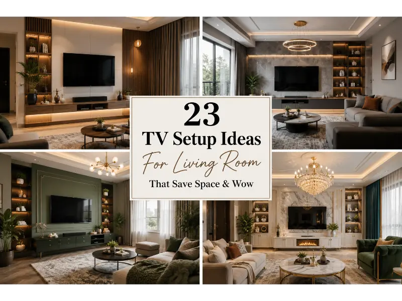 TV Setup Ideas For Living Room