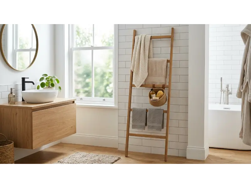 Towel Ladder Storage