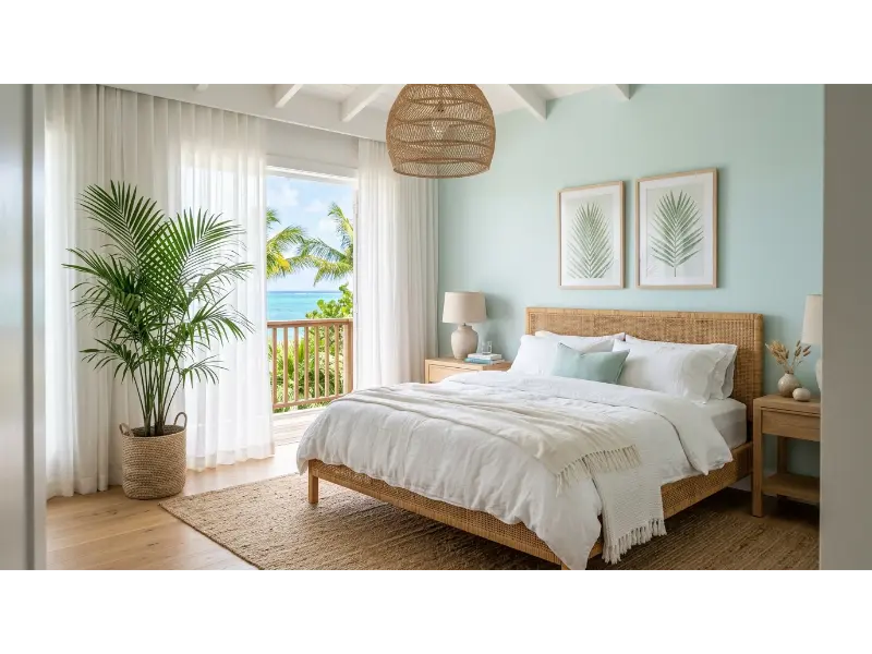Tropical Coastal Bedroom