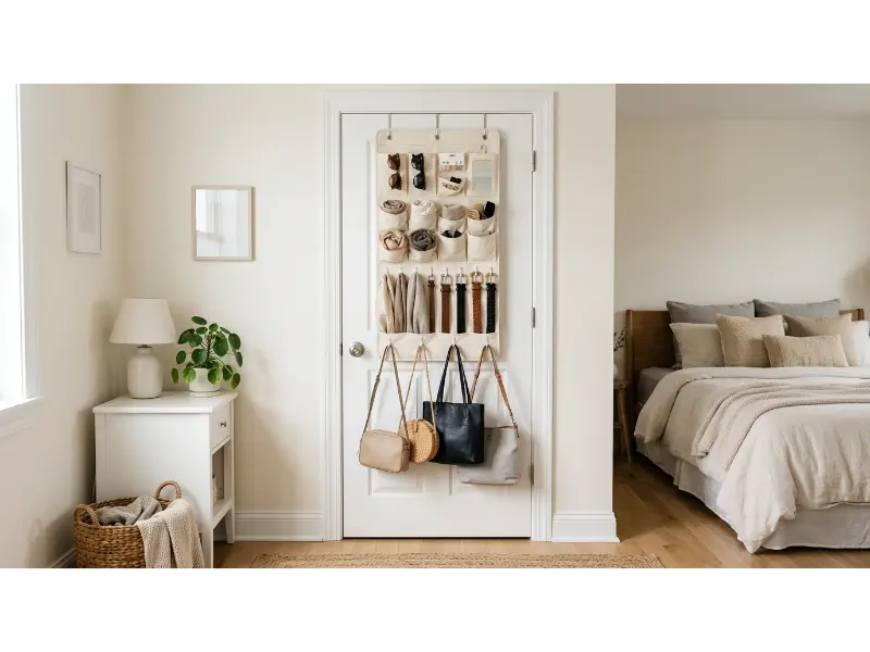 Turn the Back of the Door Into Storage