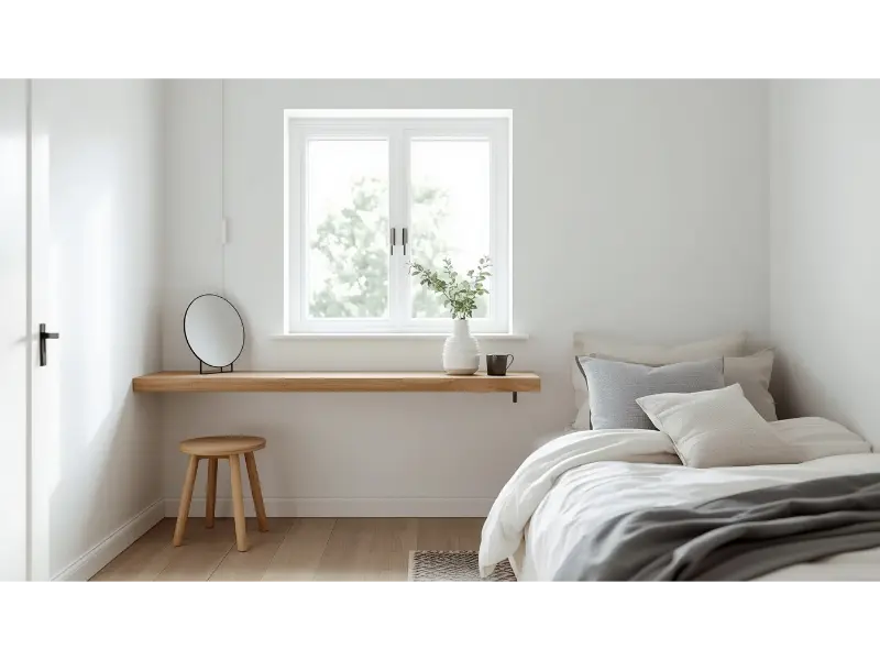 Under Window Floating Vanity