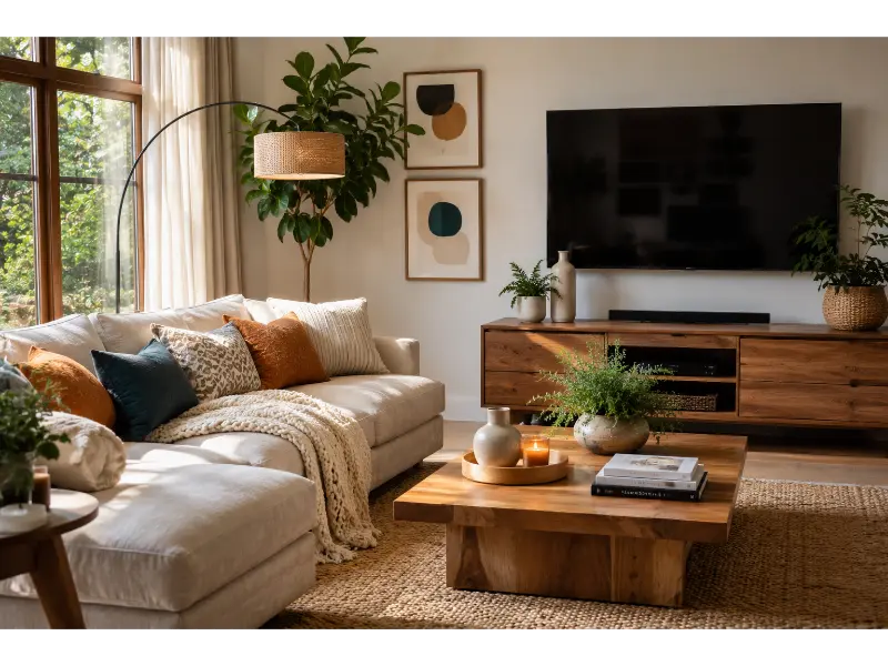 Upgrade Throw Pillows and Blankets