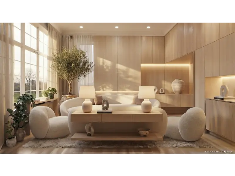 Use a Narrow Console Behind the Sofa