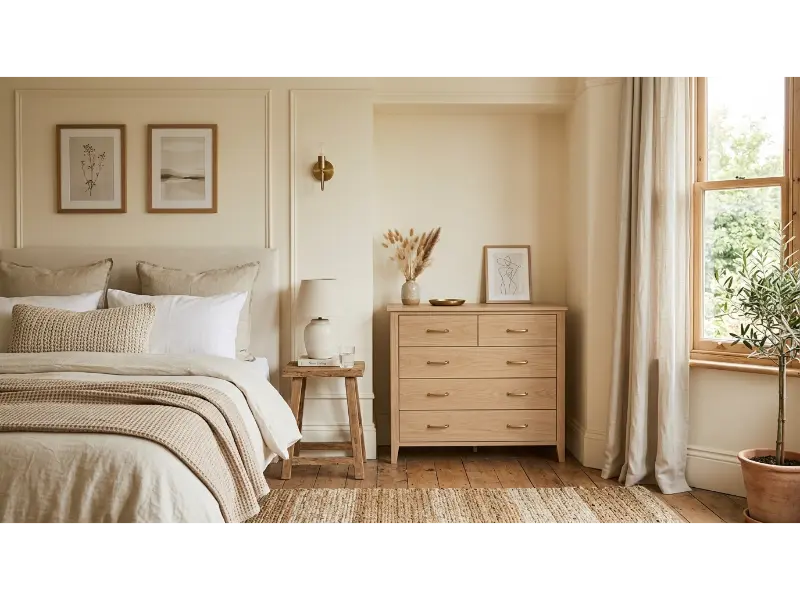 Use a Narrow Dresser in an Empty Wall Gap