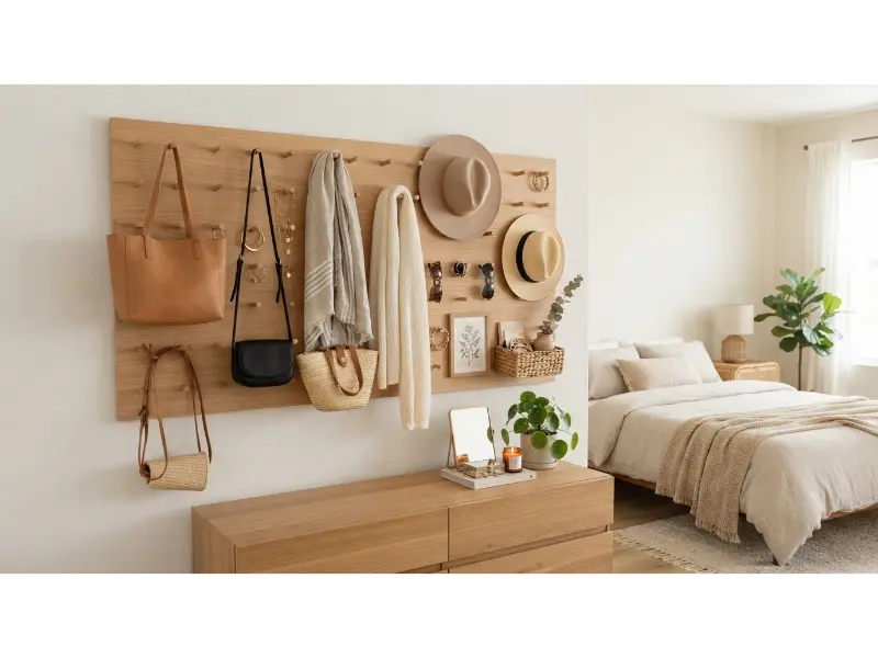 Use a Pegboard for Accessories