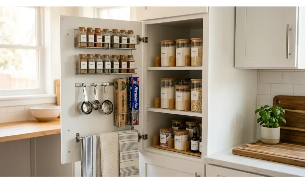 Use the Inside of Cabinet Doors