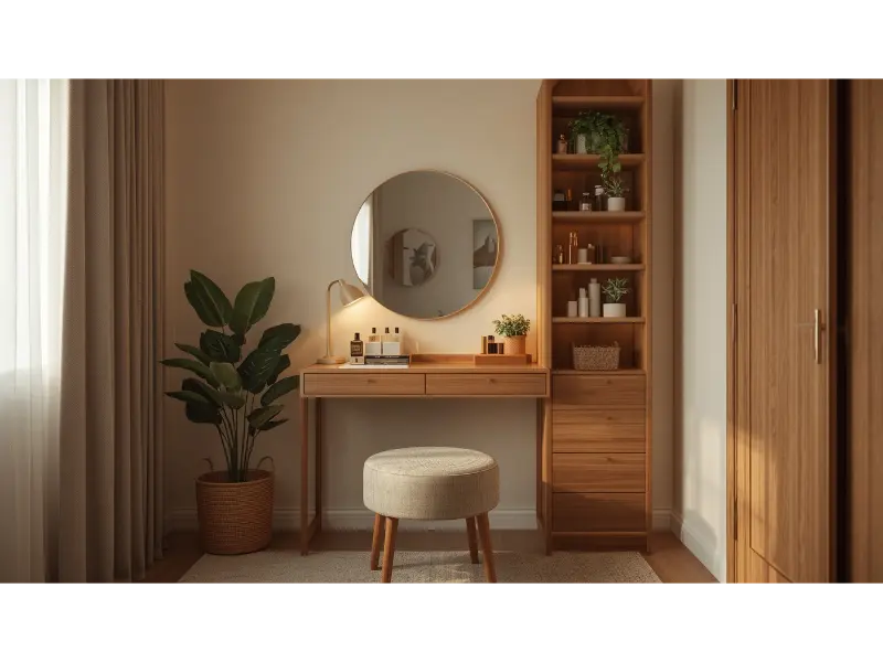 Vertical Shelf Vanity