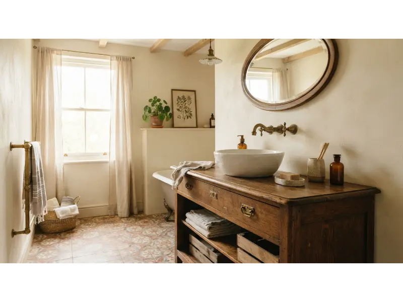 Vintage Furniture Bathroom Vanity