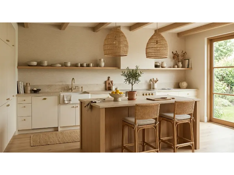 Warm Beige Textured Pattern