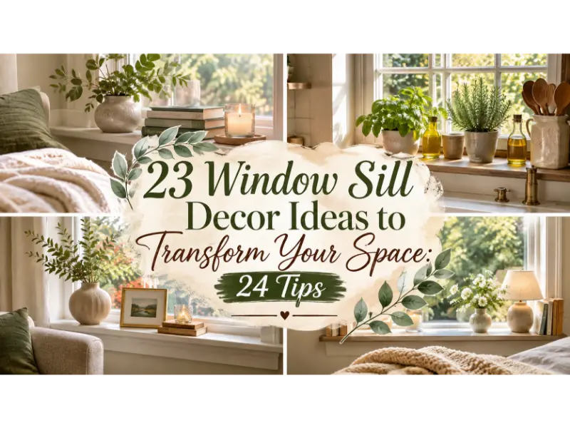 Window Sill Decor Ideas