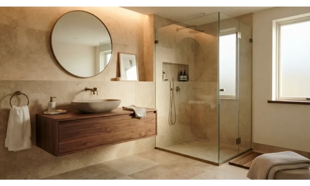 Add Natural Stone to the Bathroom