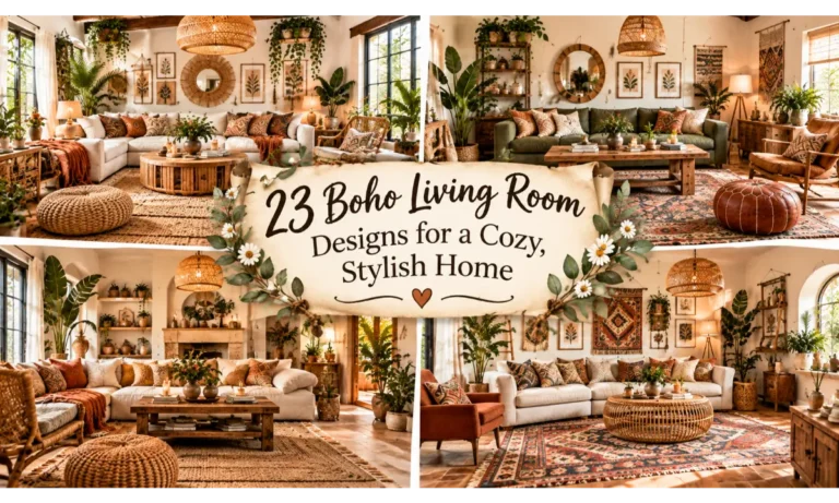 Boho Living Room Designs