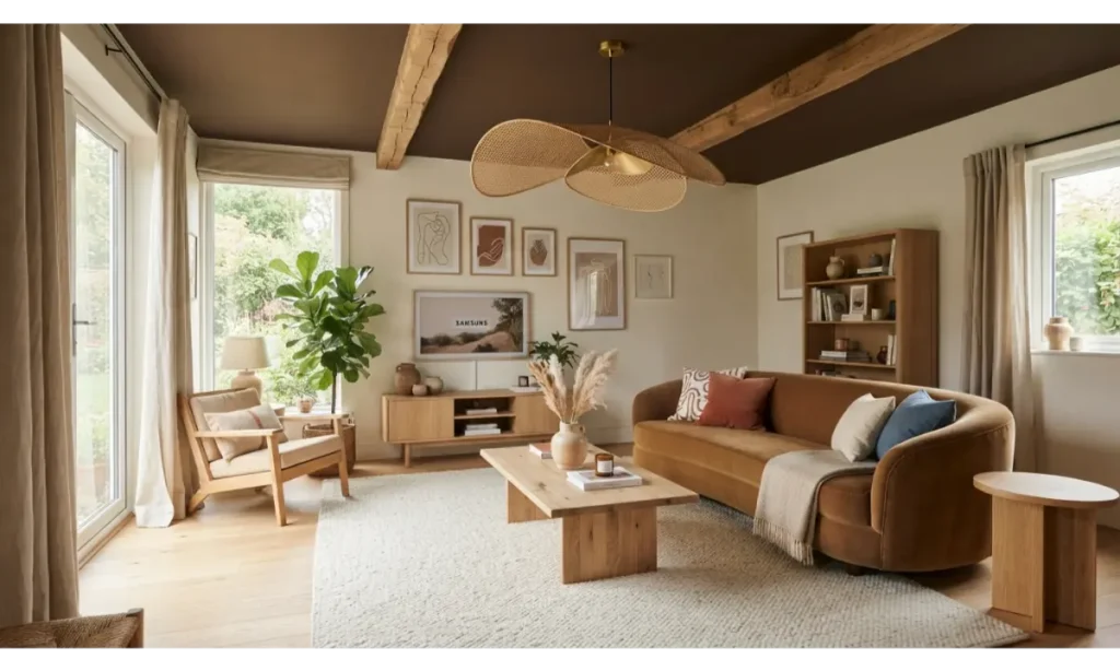 Brown Painted Ceiling
