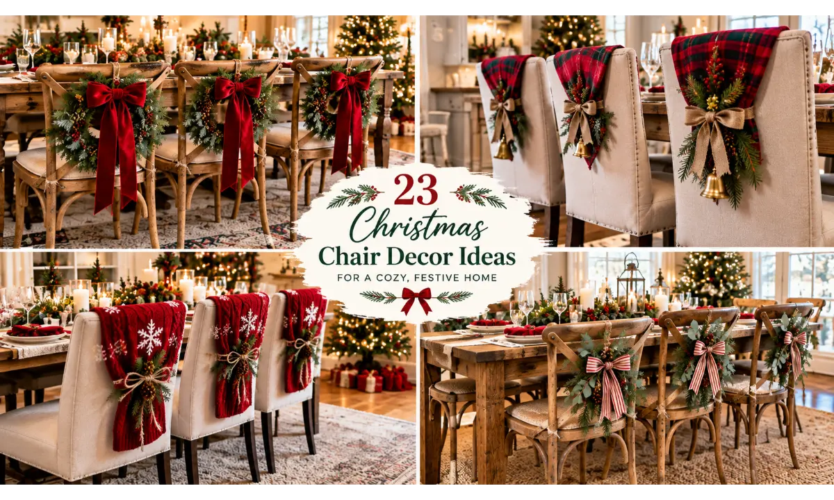 Christmas Chair Decor Ideas