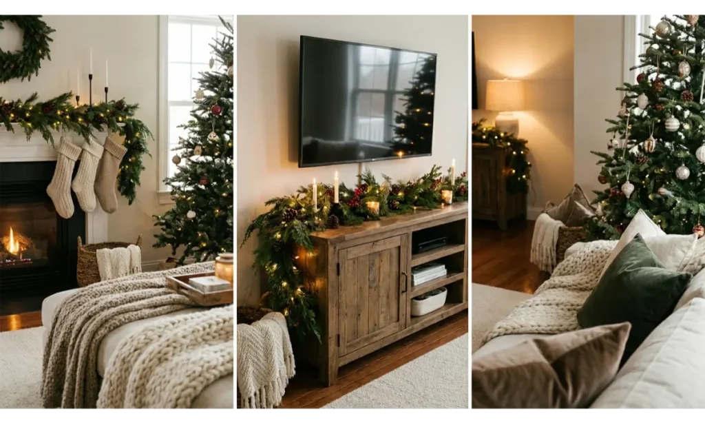 Classic Garland and Warm White Lights