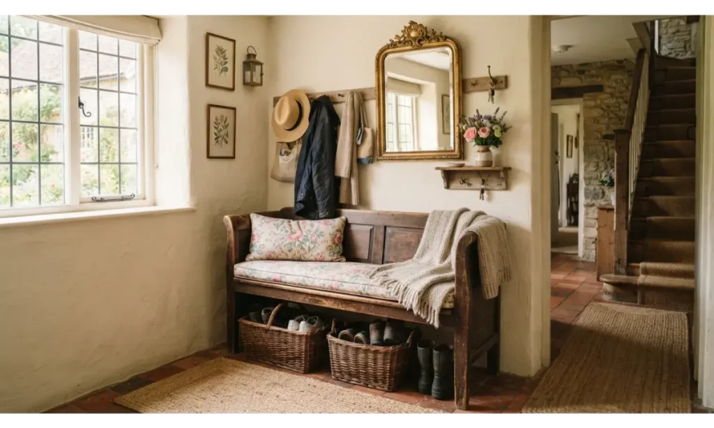 Cottage Inspired Entryway